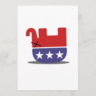 Invitation Eléphant mort GOP