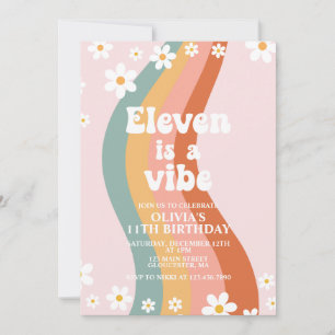 Invitation Eleven is a Vibe ambiance arc-en-ciel groovy 11e a