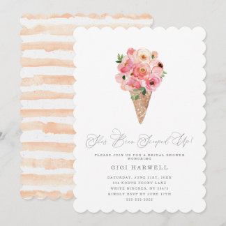 Invitation Elle a été ramassée dans la Fête des mariées de gl