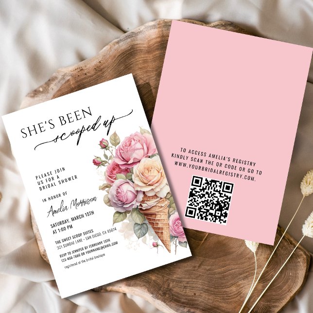 Invitation Elle a été ramassée dans la Fête des mariées de gl (Créateur téléchargé)