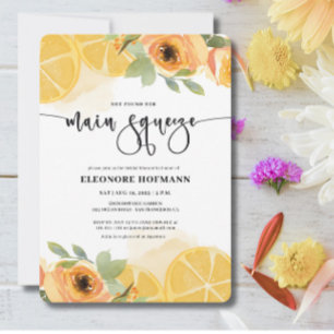 Invitation Elle a trouvé la douche de mariage Main Squeeze