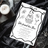 Elle a trouvé sa Boo Ghost Floral  Baby Shower de 