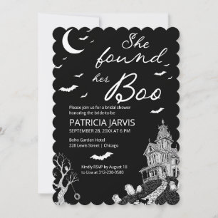 Invitation Elle a trouvé sa Chéri Code QR Enterrement de Vie