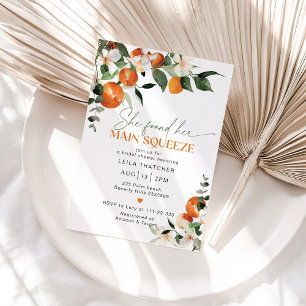 Invitation Elle a trouvé sa douche de nuptiale