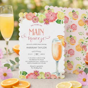 Invitation Elle a trouvé sa fête de douche nuptiale de rêve