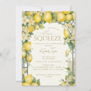 Invitation Elle a Trouvé Sa Fête de Fiançailles au Citron Mai