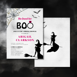 Invitation Elle A Trouvé Sa Fête des mariées Boo Halloween