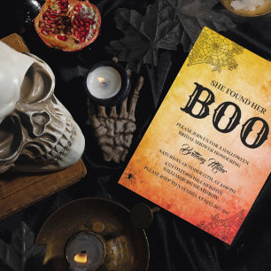 Invitation Elle A Trouvé Sa Fête des mariées D'Halloween Boo 