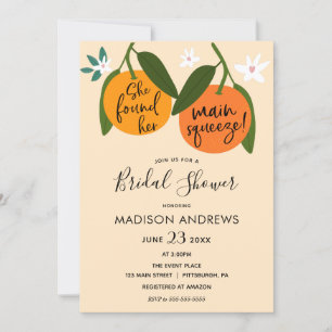 Invitation Elle a trouvé sa Fête des mariées principale de Sq