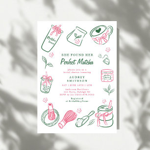 Invitation Elle a Trouvé sa Parfaite Fête de Fiançailles au M