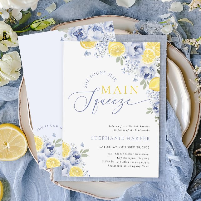 Invitation Elle A Trouvé Sa Principale Fête des mariées De Ci (Créateur téléchargé)