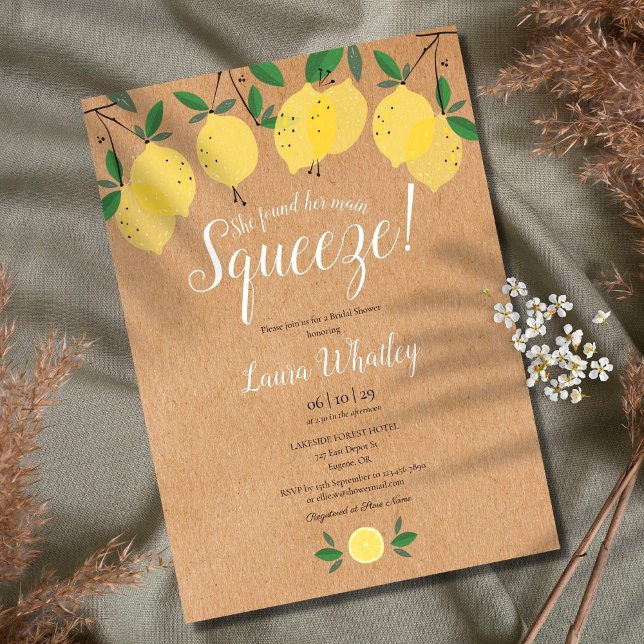 Invitation Elle A Trouvé Sa Principale Fête des mariées De Ci (Créateur téléchargé)