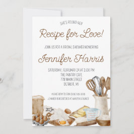 Invitation Elle a trouvé sa recette pour l'amour ! Fête des m