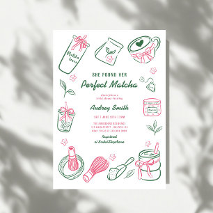 Invitation Elle a Trouvé sa Robe de Mariée Parfaite au Thé Ma