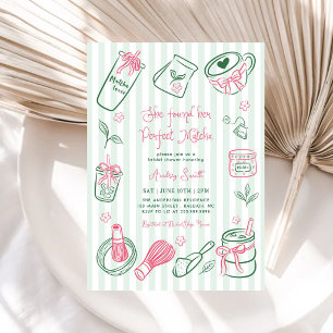 Invitation Elle a Trouvé sa Robe de Mariée Rose Matcha Parfai