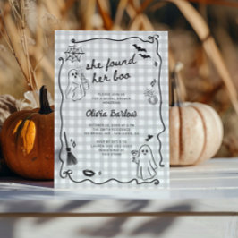 Invitation Elle A Trouvé Son Boo Une Fête des mariées D'Hallo