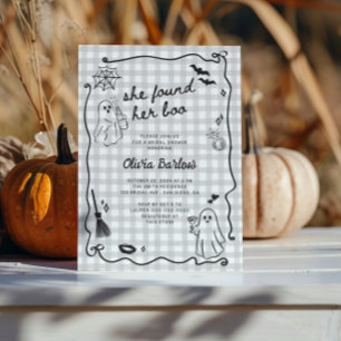 Invitation Elle A Trouvé Son Boo Une Fête des mariées D'Hallo