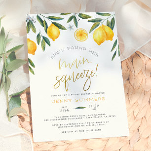 Invitation Elle a trouvé son coup de coeur Lemon Fête de Mari