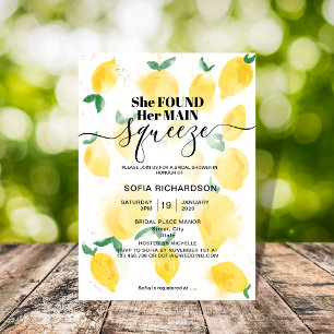 Invitation Elle a trouvé son principal citron BOHO SUMMER Inv