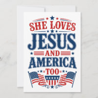 Elle aime Jésus et l'Amérique aussi