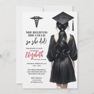 Invitation Elle Croyait Qu'Elle Pouvait Faire Ses Études