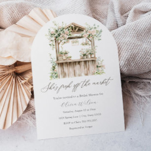 Invitation Elle est fraîche de la Fête des mariées du marché