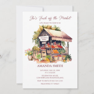 Invitation Elle est fraîche de la Fête des mariées Veggie du