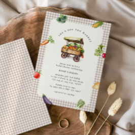 Invitation Elle est fraîche hors de la Fête des mariées du ma