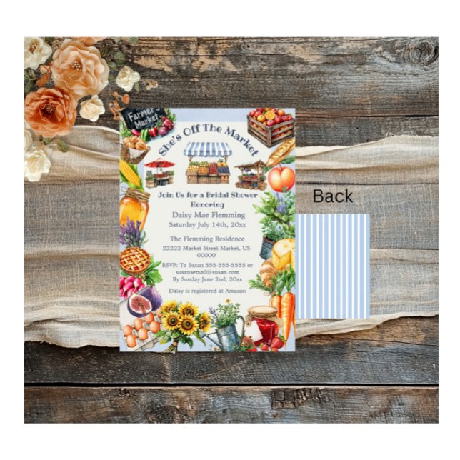 Invitation Elle n'est pas sur le marché de la douche nuptiale (Créateur téléchargé)