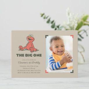 Invitation Elmo   Le Big One Premier Anniversaire - Photo