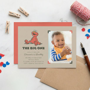 Invitation Elmo Le Grand Premier Anniversaire - Photo
