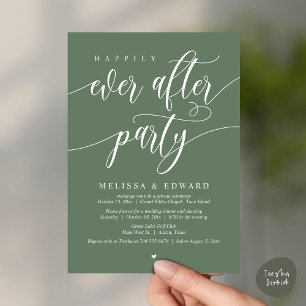 Invitation Elopement mariage, Heureusement Jamais Après La Fê