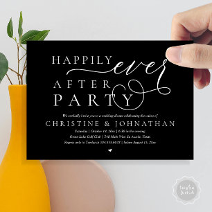 Invitation Elopement Mariage Moderne, Heureusement Jamais Apr