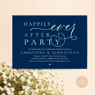 Invitation Elopement Mariage Moderne, Heureusement Jamais Apr