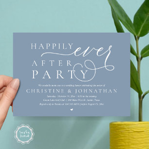Invitation Elopement Mariage Moderne, Heureusement Jamais Apr