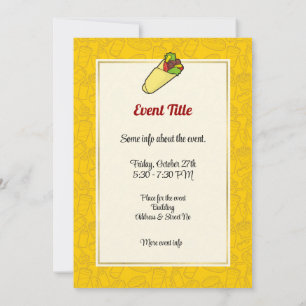Invitation Emballage sandwich Tortilla