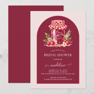 Invitation Emballé avec Fête des mariées d'amour