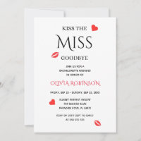 Embrasse le week-end de Miss Goodbye Bachelorette
