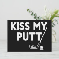 Embrasse Mon Putt Golf Blagues Drôles Golfeur Sarc