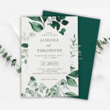 Emerald Greenery Eucalyptus Mariage botanique