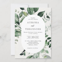 Emerald Greenery Eucalyptus Mariage botanique Invi