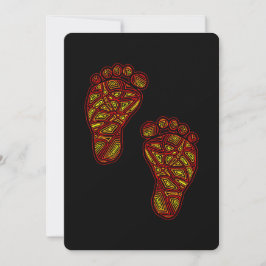 Invitation Empreintes bébé