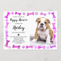 Empreintes de pattes roses os Nouveau chien animal