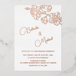 INVITATION EN ALUMINIUM