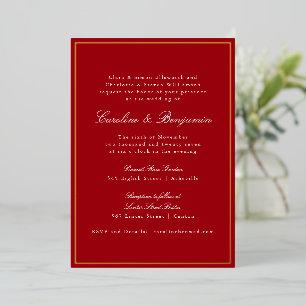 INVITATION EN ALUMINIUM 