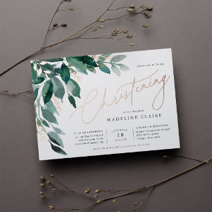Invitation En Aluminium Abondant feuillage   Christing