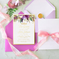 Améthyste Pailletée Fleurie Violette pour Quincean