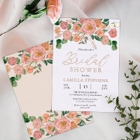 Aquarelle Bouquet Floral Fête des mariées rose Pea