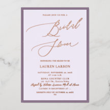ArtsApp Luxe Calligraphie Dusty Purple Rose Gold