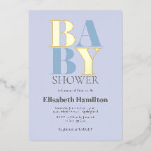 Baby shower bleu